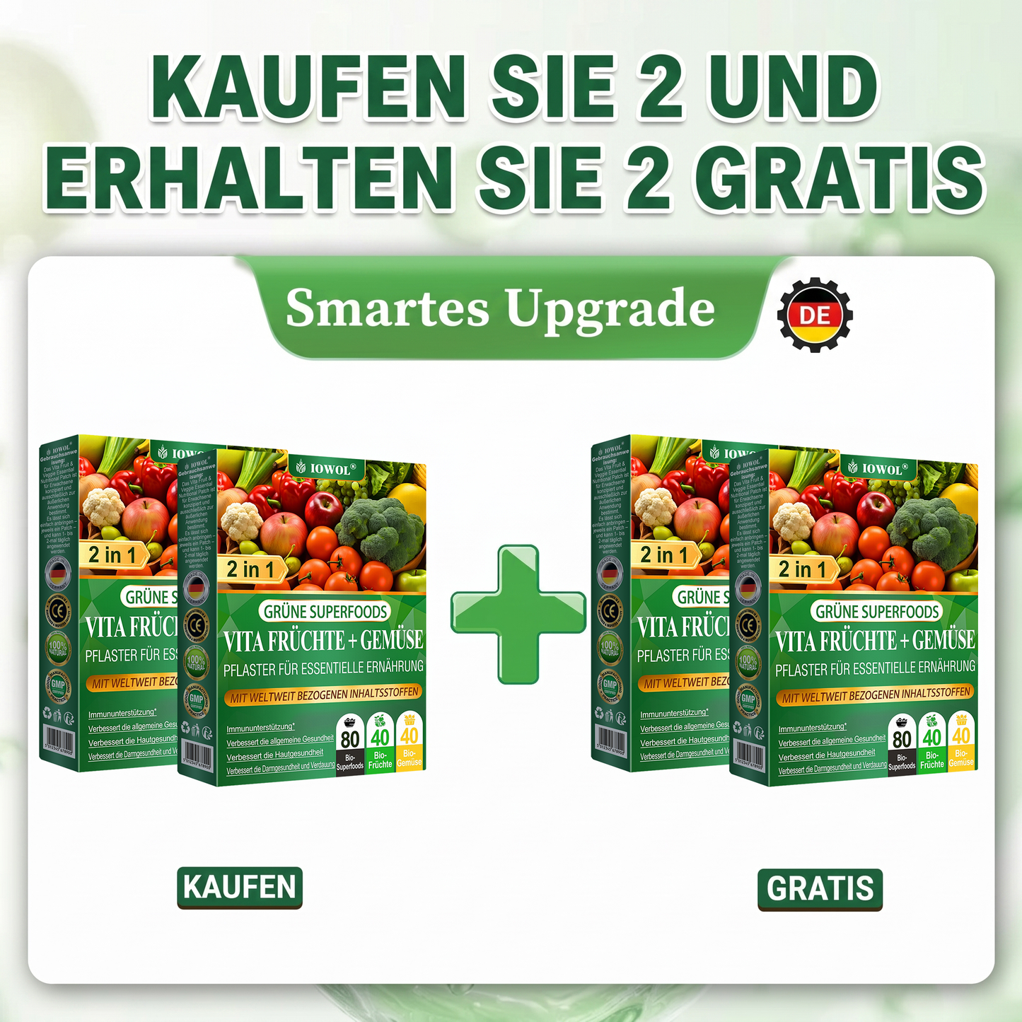 Vita Fruit & Veggie Patch mit essentiellen Nährstoffen