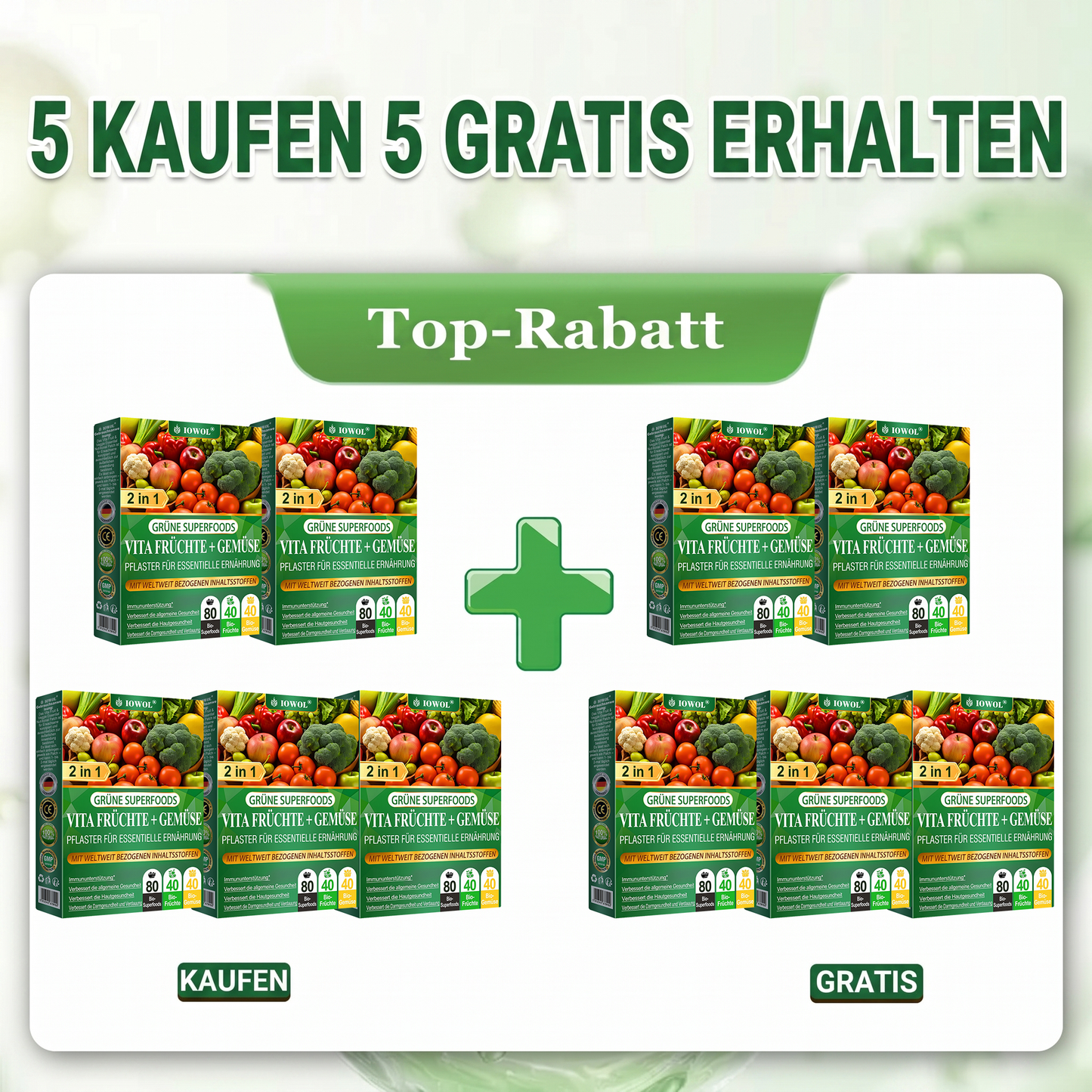 Vita Fruit & Veggie Patch mit essentiellen Nährstoffen