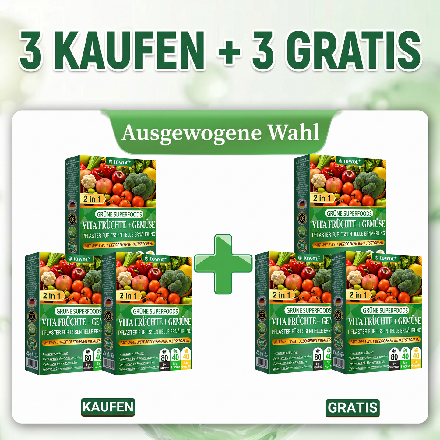 Vita Fruit & Veggie Patch mit essentiellen Nährstoffen